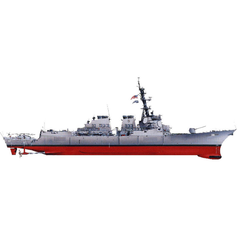 Arleigh Burke-class Destroyer Large, H 10 po x l 30 po x P 5 po