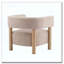Fauteuil d'appoint rembourré Boucle-1940482523