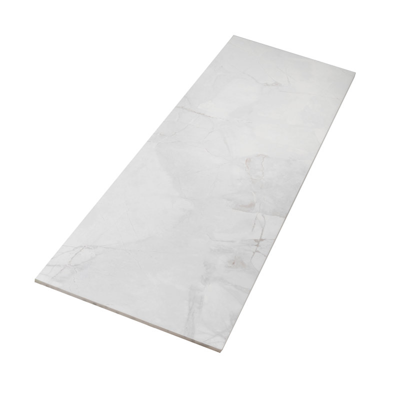 Strata 16 X 48 In. Matte Light Grey And White Ceramic Large Format Wall And Floor Tile (15.5 Sq Ft/Case) - 3 Pack