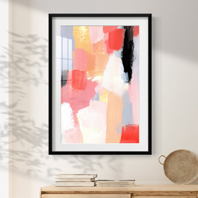 Aerial Scarlet I -Framed Print