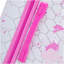 Valise 28 pouces à roulettes pour PC, valise de transport, avec motif imprimé et serrure à combinaison (rose)-129390294