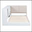 Lit de jour polyvalent en bois avec rangement et ports de chargement, parfait pour les espaces restreints et les styles de vie modernes.