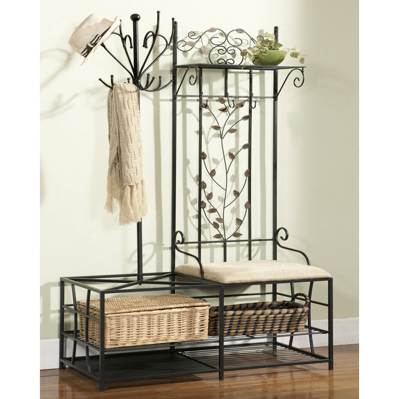 Banc de rangement pour vestibule et porte-parapluie Clift