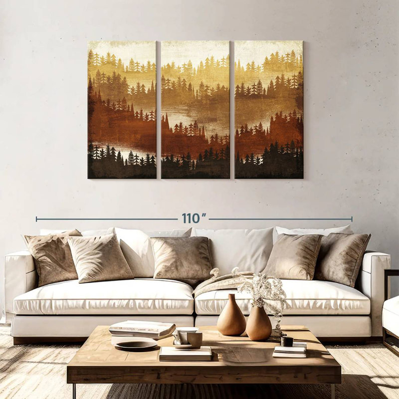 Kerrick Mountainscape Spice, 48" H x 74" W