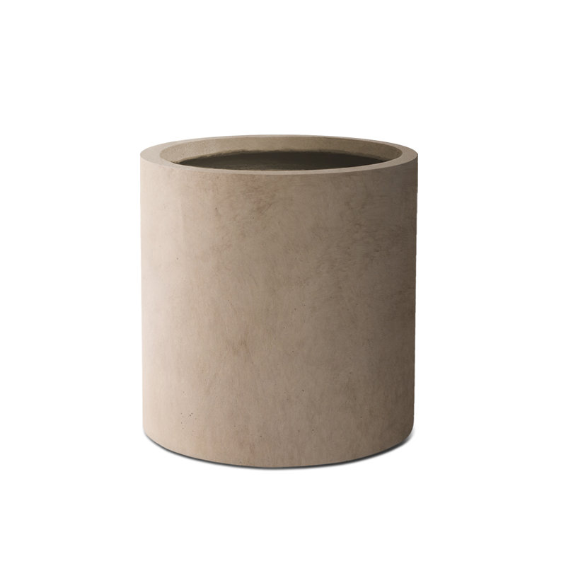 Ilfrod Pot Planter, 12.5" H x 12.5" W x 12.5" D, Beige