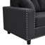 Canapé modulaire en L 109,2 po avec coussins de dossier amovibles et 2 coussins