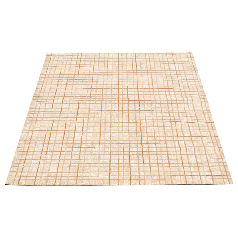 Cowhide Geometric Indoor Rug