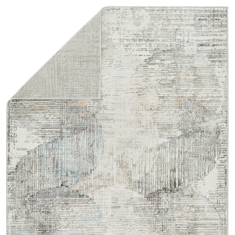 Tapis gris / or Maranto, Tapis de couloir 2 pi 6 po x 10 pi