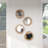 Dewey Solid Wood Circle Wall Mirror