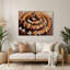 Art mural en métal brun Desserts Popcorn-1197570131