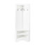 Portemanteau d'angle avec banc et rangement - Porte-chaussures et portemanteau peu encombrant-59484444