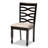 6 - Person Solid Wood Top Pedestal Dining Set