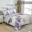 Ensemble d'édredon floral 7 pièces avec draps en microfibre toutes saisons-122608045-122608039