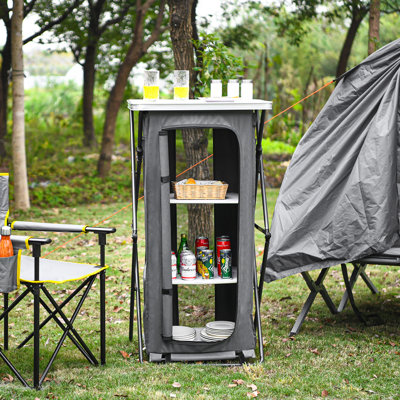 Azenet Camping Storage Cabinet