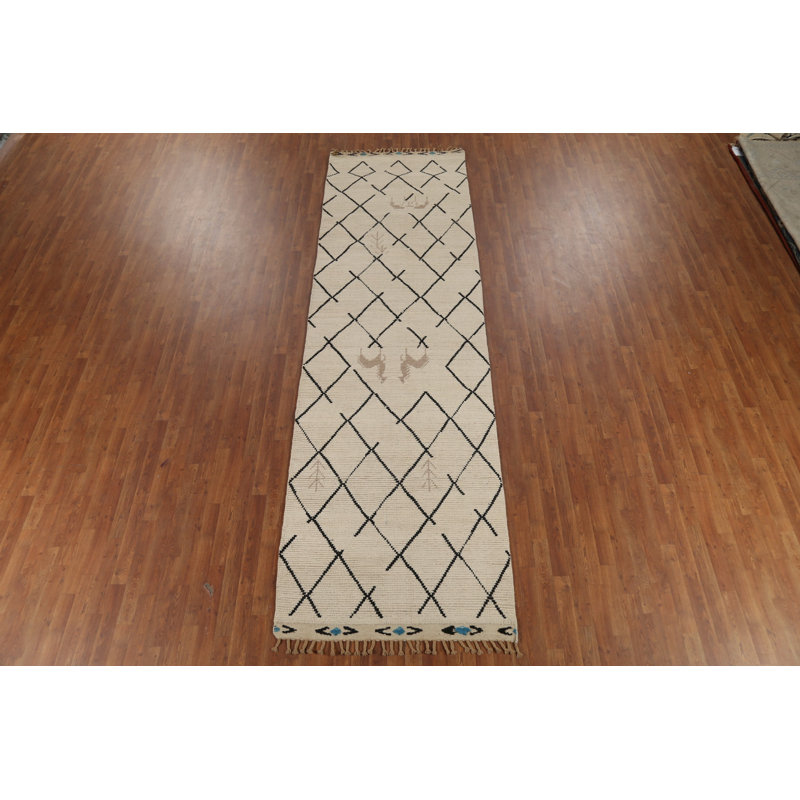 Tapis de couloir oriental marocain Trellis