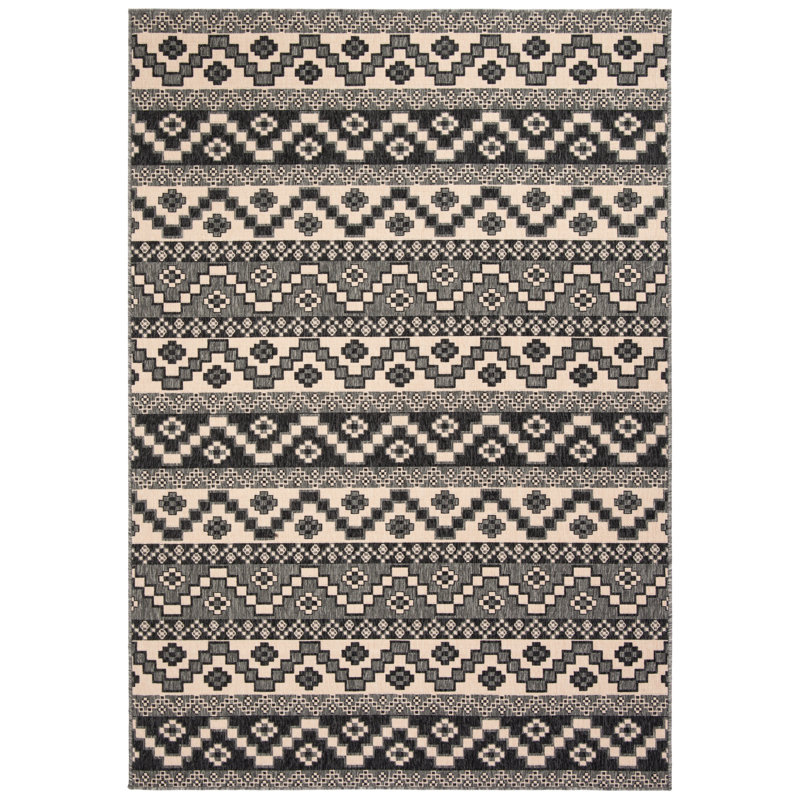 Northpoint Veranda Geometric Indoor/Outdoor Area Rug, Rectangle 4' x 5'7"