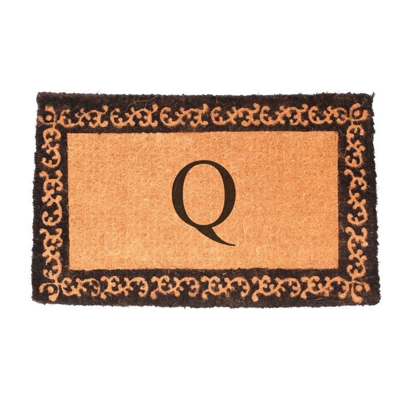 Tapis d'extérieur Balmer, Rectangle 2 pi 6 po x 4 pi, Q