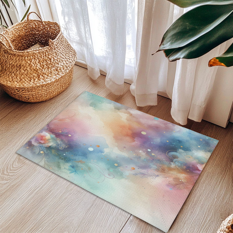 Tapis tressé Ethereal Sprinkles, Rectangulaire 3 pi x 5 pi