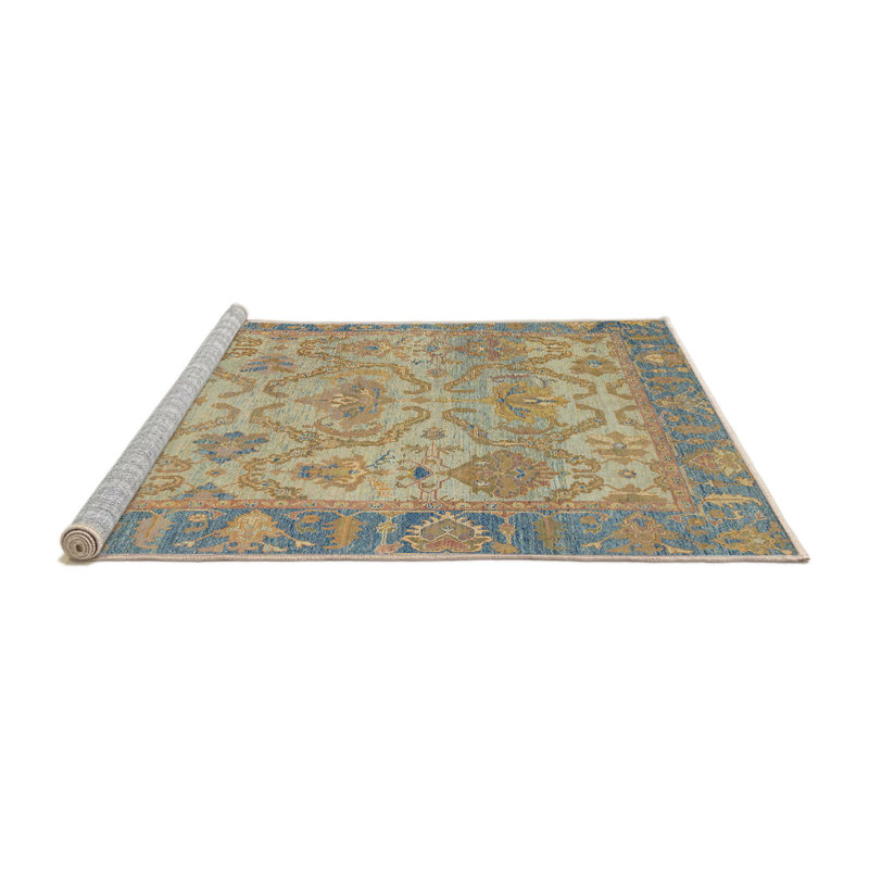 Mangram Oriental Indoor Rug, Round 7'