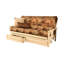 La base de futon pleine grandeur Stratford comprend des tiroirs de rangement et un matelas-763104907-763104923-675364156