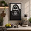Gorilla Confrontation Modern - Wrapped Canvas-226045193-226045235