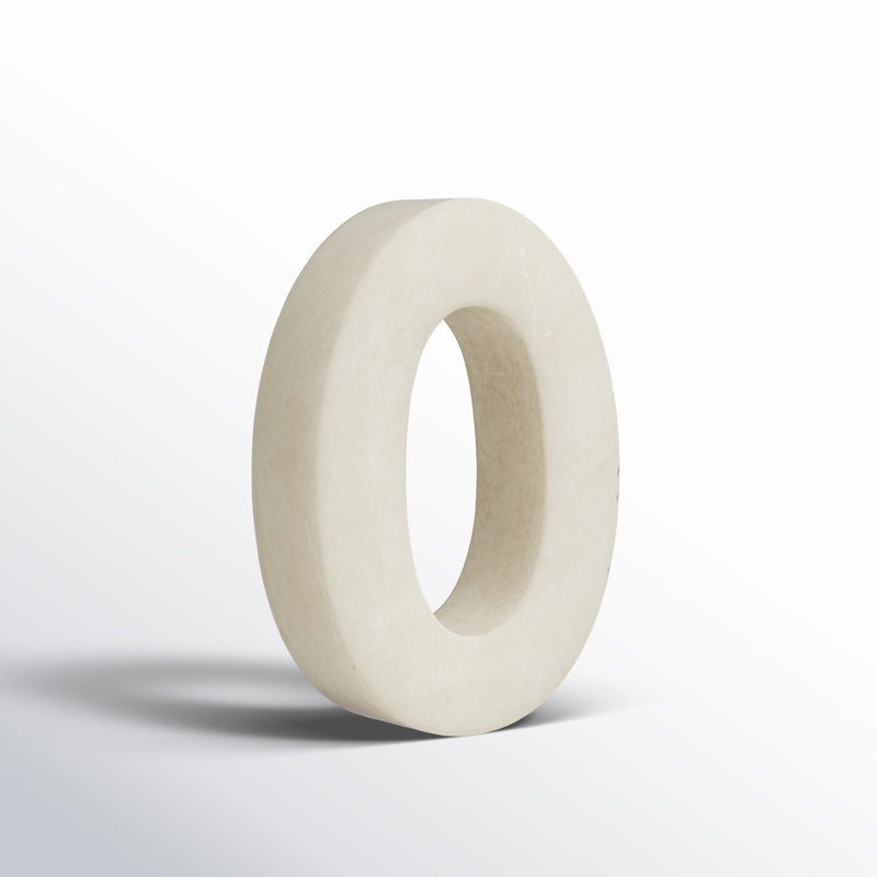 Zendaya Marble Number Letter Block, 0