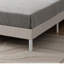 Beda Upholstered Bed Frame with Padded Tufted Headboard-1224601636-1224601639