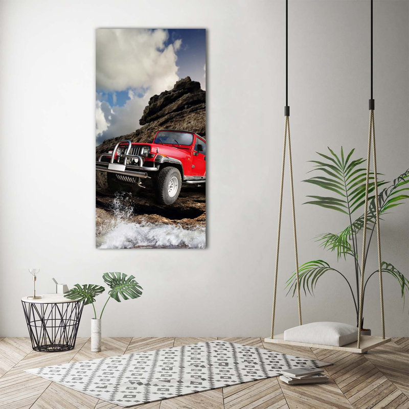 Off-Road Car - Wrapped Canvas Print