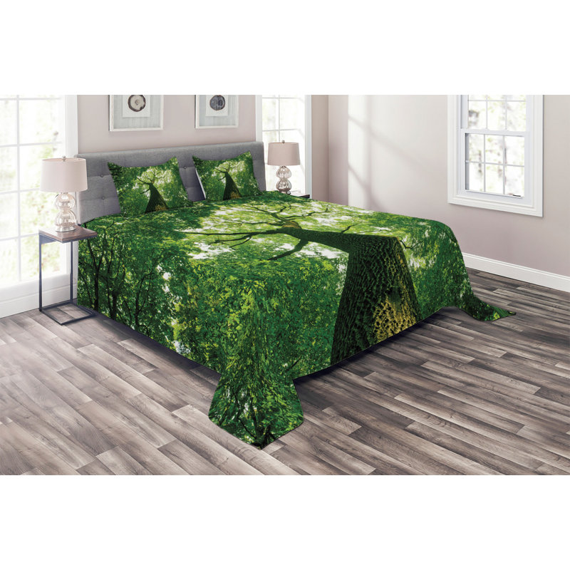 Forest Rustic Polyester Coverlet