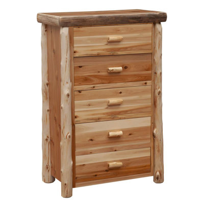  Commode 5 tiroirs Cedar Log
