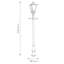 Eiland Transparent Lamp Post (Full)