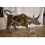 Modern Variation of Wall Street Bull Stainless Steel Statue 80" x 49" x 49"H