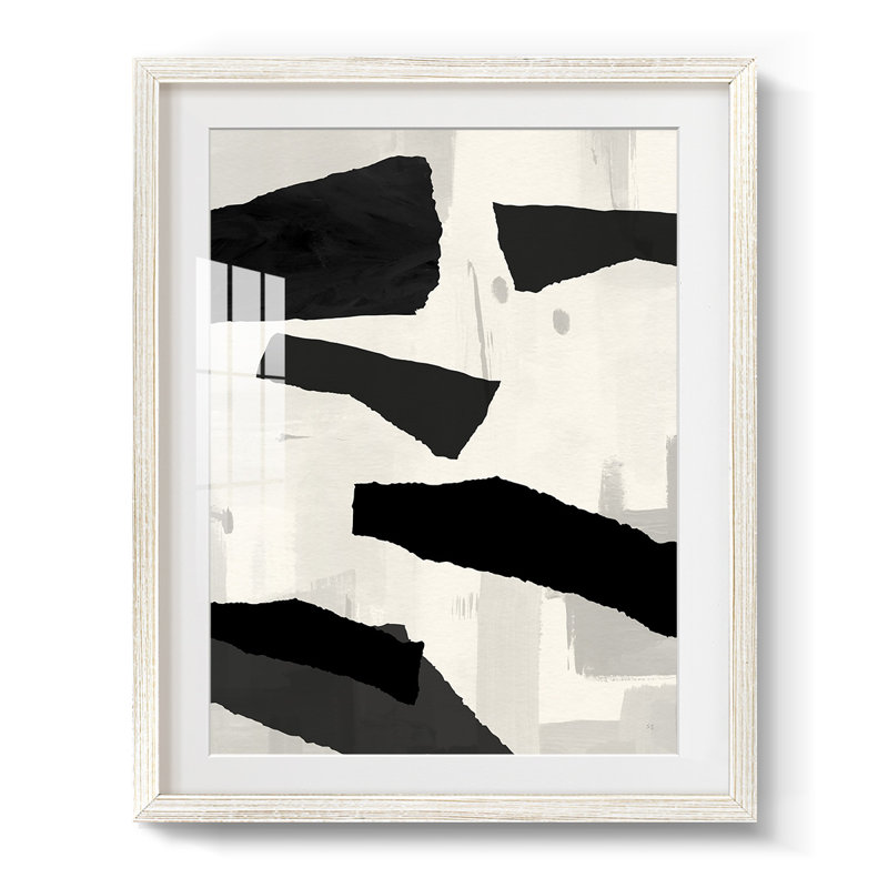 Mountain Paths II -Framed Print, 28.5" H x 20.5" W, White