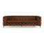 Ghaleb 237Cm Velvet Square Arms Sofa-639926100-639926111
