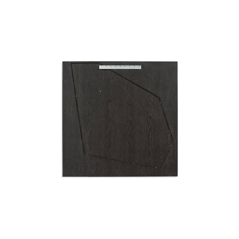 Geometric Flat Wall Mirror