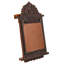 Arish Wood Flat Wall Mirror