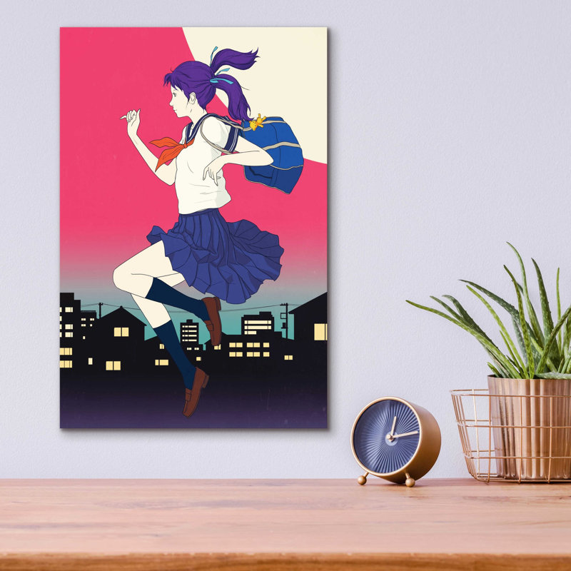 «Machikado Twilight» par Sai Tamiya, H 16 po x l 12 po x P 0,13 po