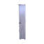 Gris et blanc, armoire de rangement pour salle de bain, grande tour en lin, tablettes personnalisables, tiroir, coins à petits espaces-1530912111