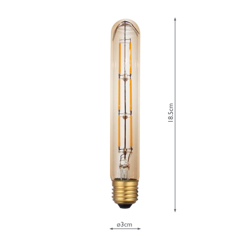 6W Gold LED Vintage Filament Light Bulb