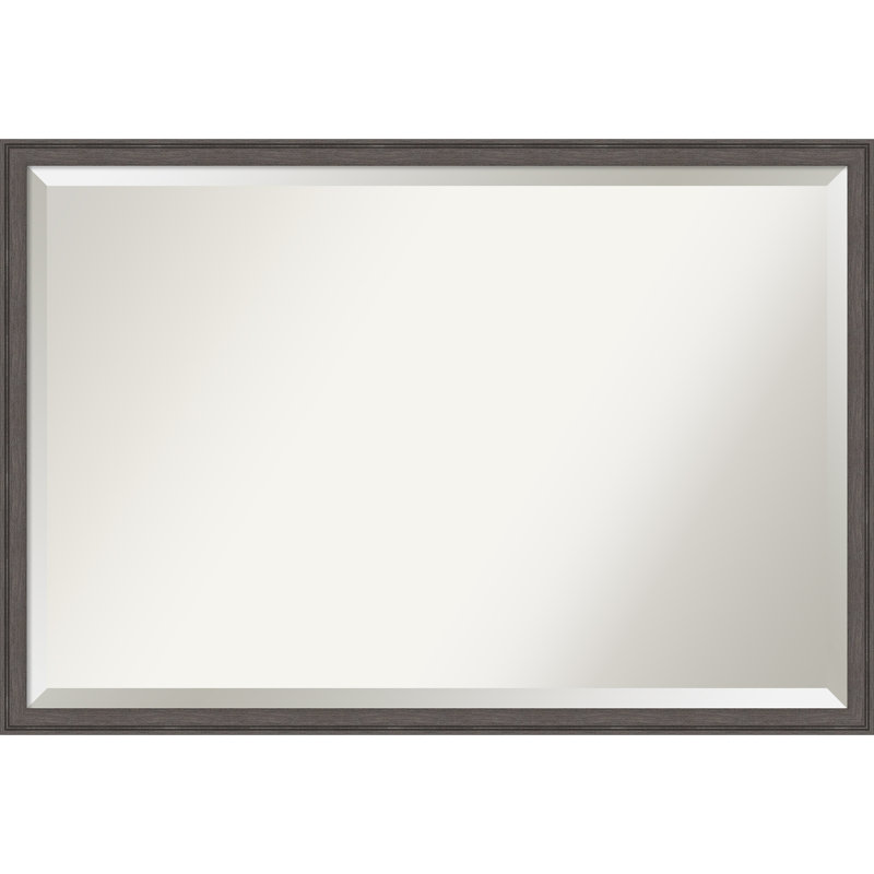 Miroir mural Merima, 25,75 po x 37,75 po, Rectangle, Étain