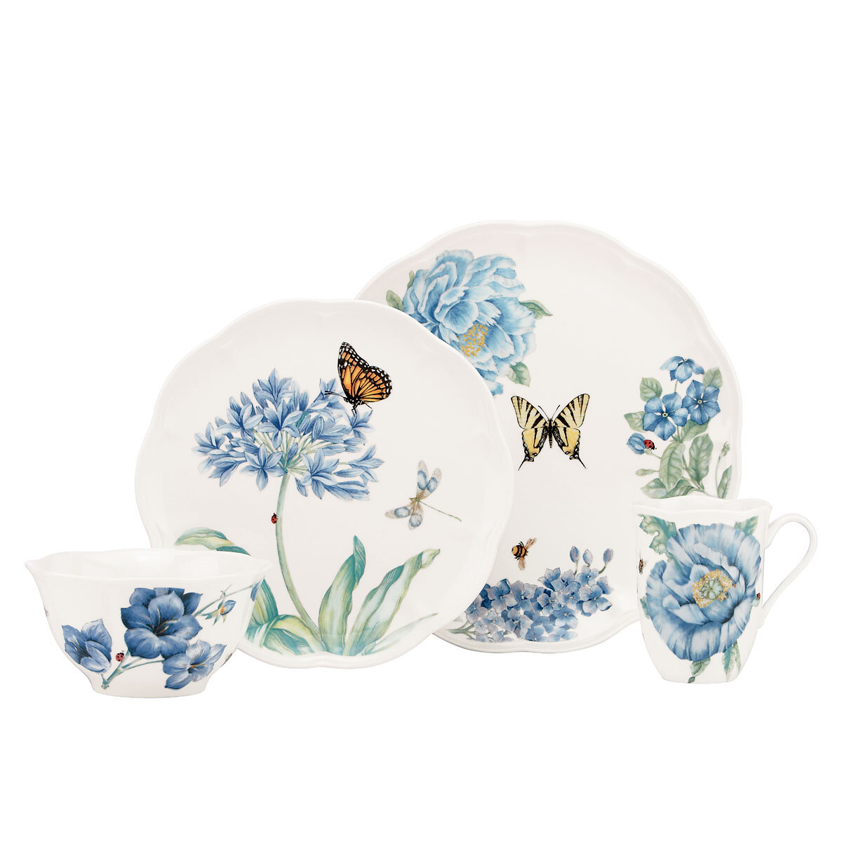 Lenox Butterfly Meadow 4 Piece Place Setting, Service for 1