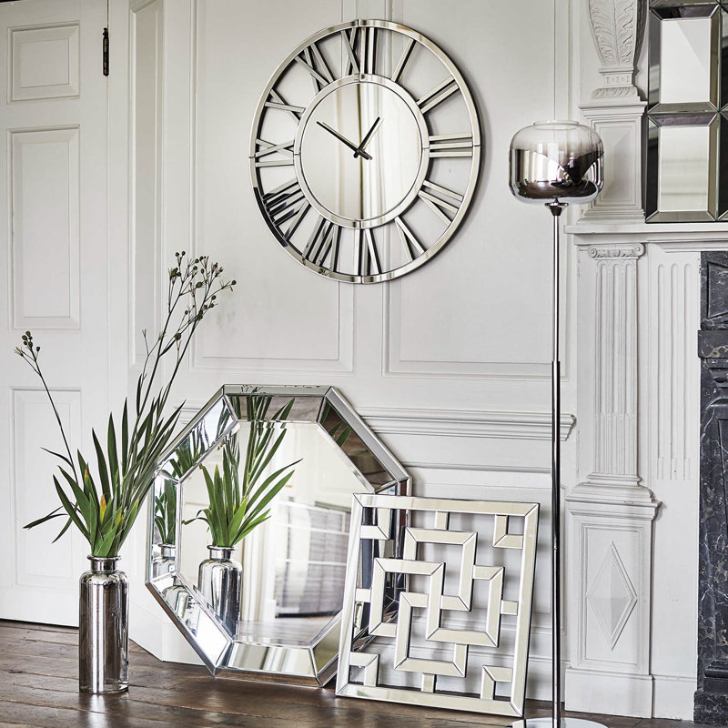 Jeni 34"W Round Wall Clock