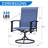 Swivel Patio Chairs Set of 2, Outdoor Swivel Armchairs, High Back Metal Dining Chairs for Outside, Ergonomic Patio Swivel Chairs, All-Weather Garden Deck Furniture-13991218