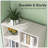 12-Cube Narrow Modern Bookcase Multi-Space Storage