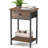 Night Stand Bedside Tables With Drawer Rustic End Table For Small Spaces 2 Tiers Side Table Nightstands For Bedroom, Living Room, Study, Office-2032009747
