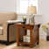 Mission Solid Wood End Table in Medium Oak