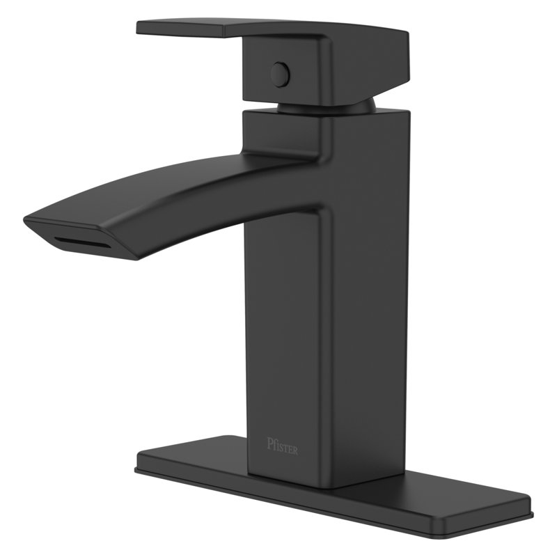 Kenzo Single Handle Deck Mounted Tub Spout, Matte Black