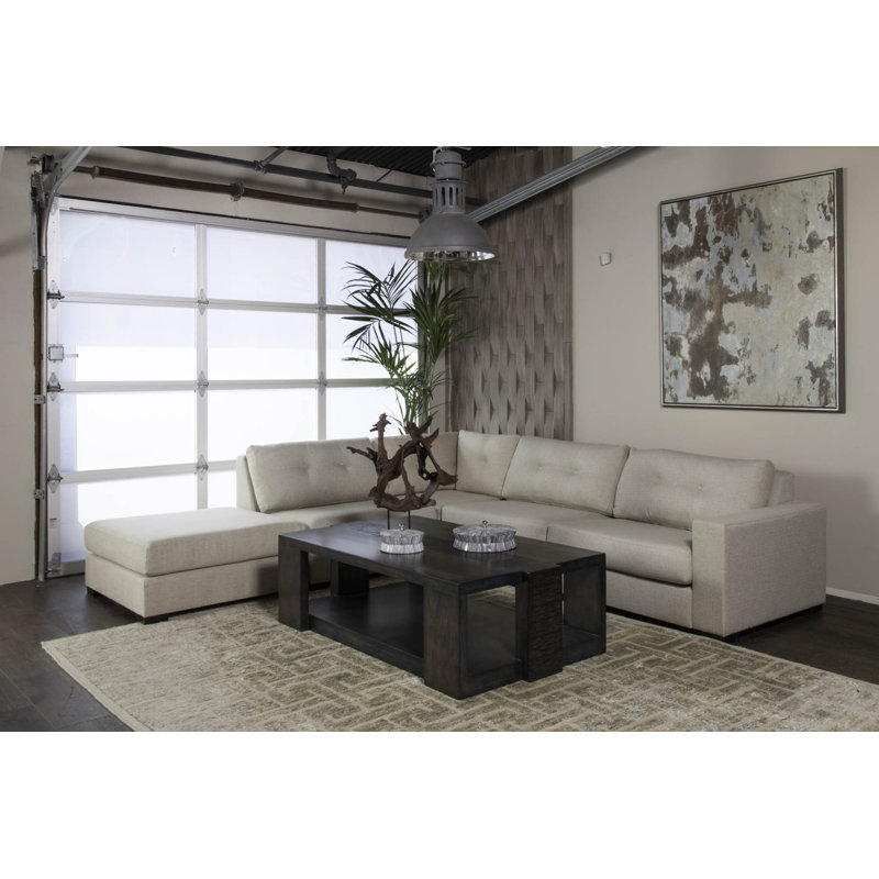 Canapé modulaire Seda, Revolution® gris, Orienté vers la gauche