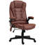 Chaises de bureau rouges avec télécommande, conception réglable et siège inclinable, 25,5 po x 28 po x 47,2 po