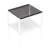 Coffee Table And End Tables Set Of 3, Tempered Glass Table With MDF Layer-847642092-847642080